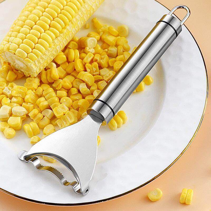 Éplucheur de maïs en acier inoxydable - Corn Peeler Pro™ – Chefs-Cuisto