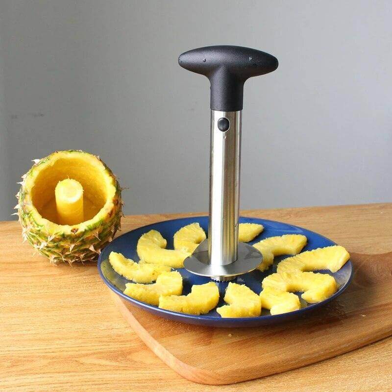 Ananas - rapidité - cube - lavable - rapide - ananas - coupé - tranche - découpage - résistant - tranche - inox - inoxydable - qualité