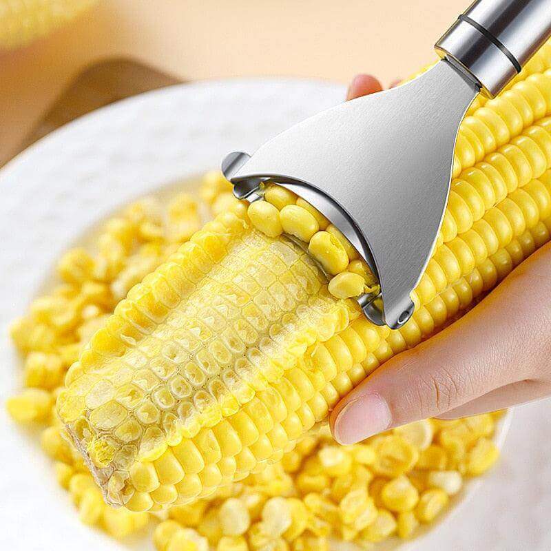 Éplucheur de maïs efficace avec tasse de degré d'éclaboussure