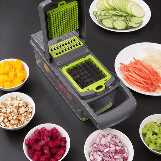 coupe - légume - lamelle - cube - ABS - inox -inoxydable - qualité - ognon - pomme de terre - carotte - concombre